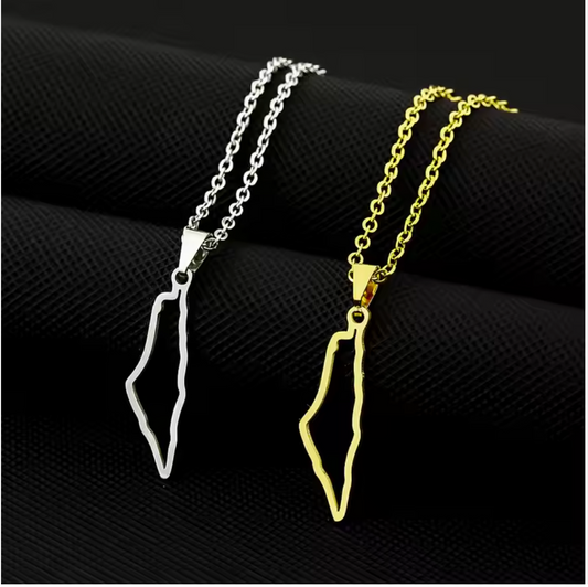 Israel 24k Gold Plated Necklace for Men and Female